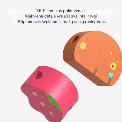 Pērļošanas spēle Meža dzīvnieki