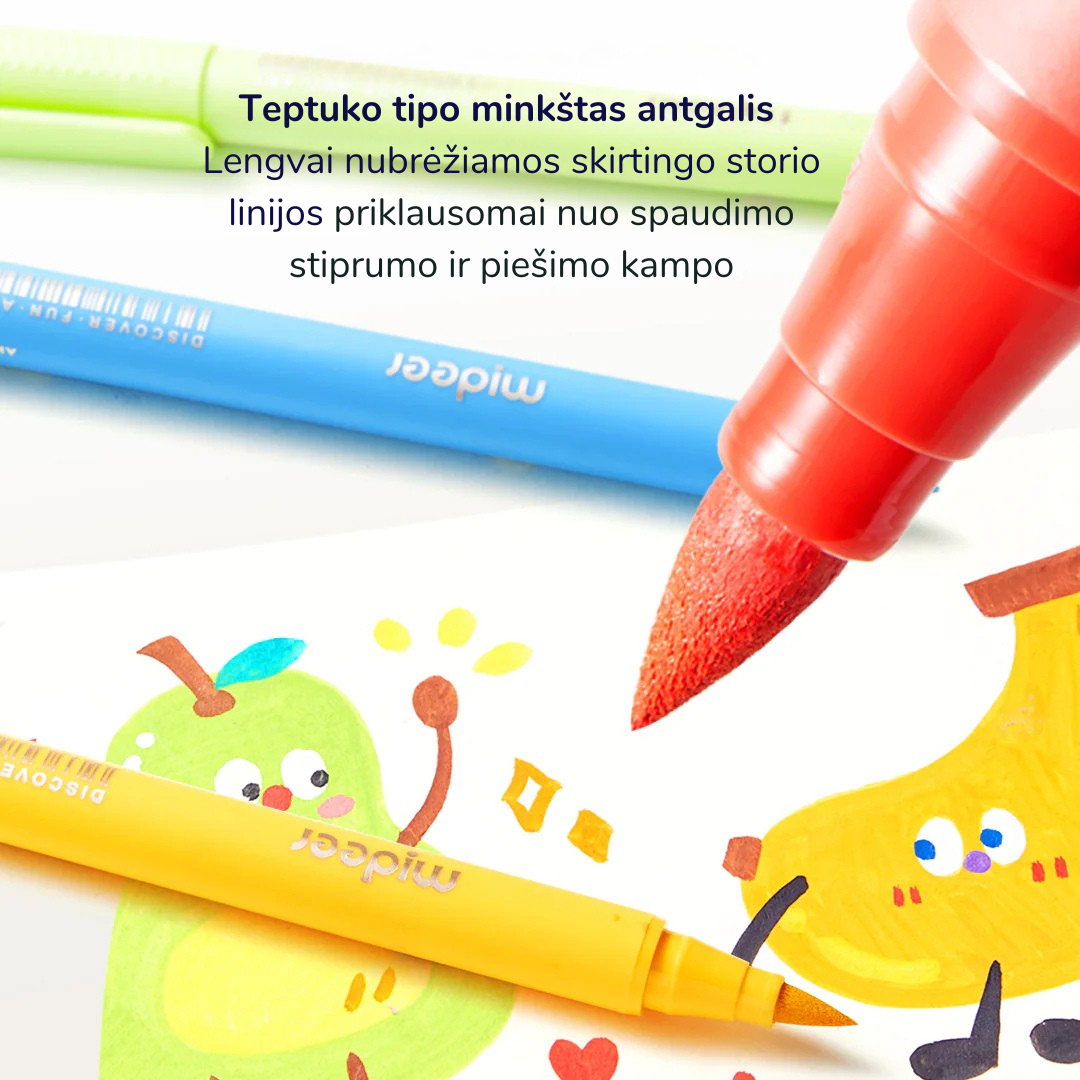 Acrylic markers in &quot;graffiti&quot; bag - 24 colors