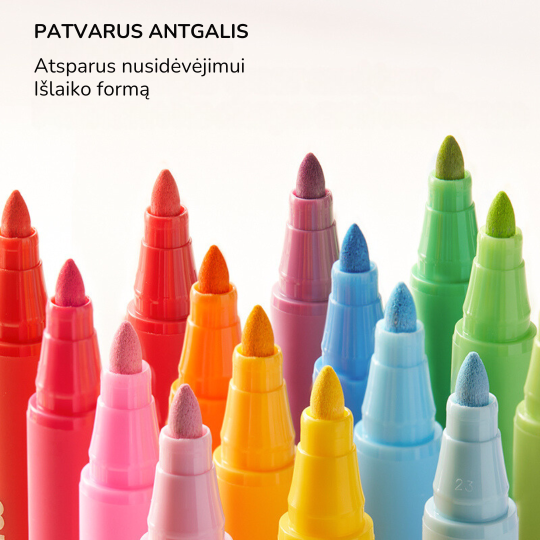 Acrylic markers in &quot;graffiti&quot; bag - 24 colors