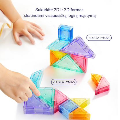 Mini magnetic constructor - Tangram 
