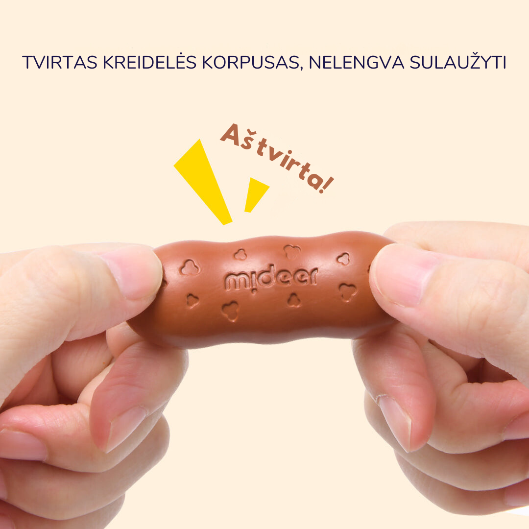 Beeswax crayon beans - 12 colors