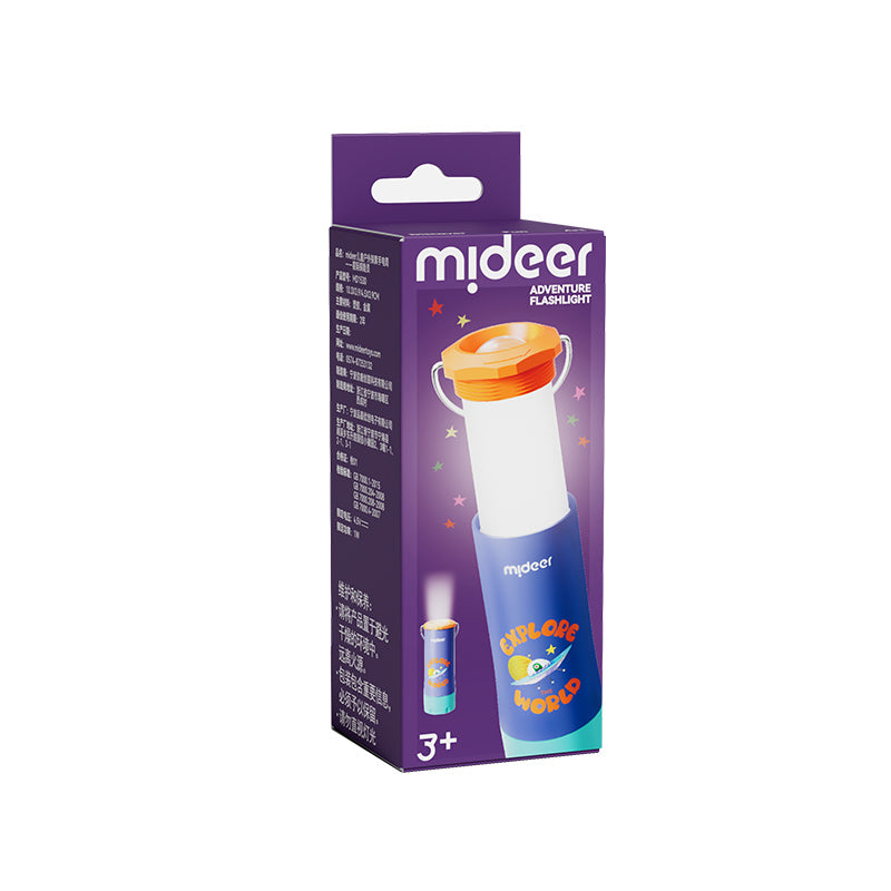 2in1 nuotykių žibintas ir žibintuvėlis - mėlynas