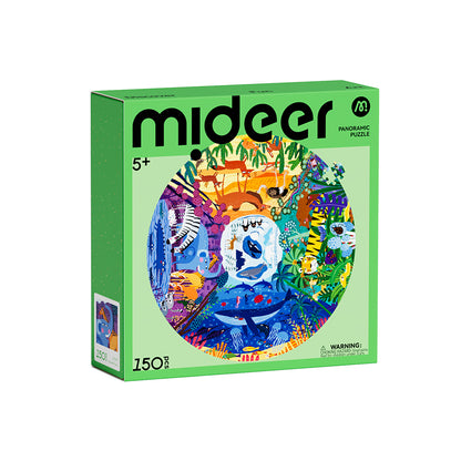 Circular puzzle Underwater adventure