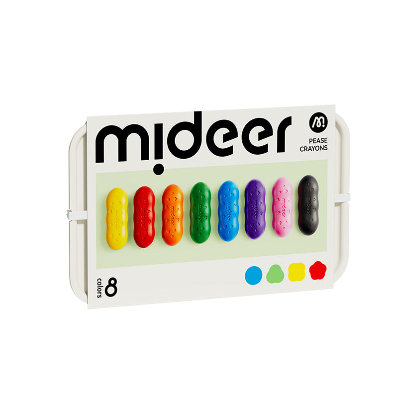 Bičių vaško kreidelės pupelės - 8 spalvos