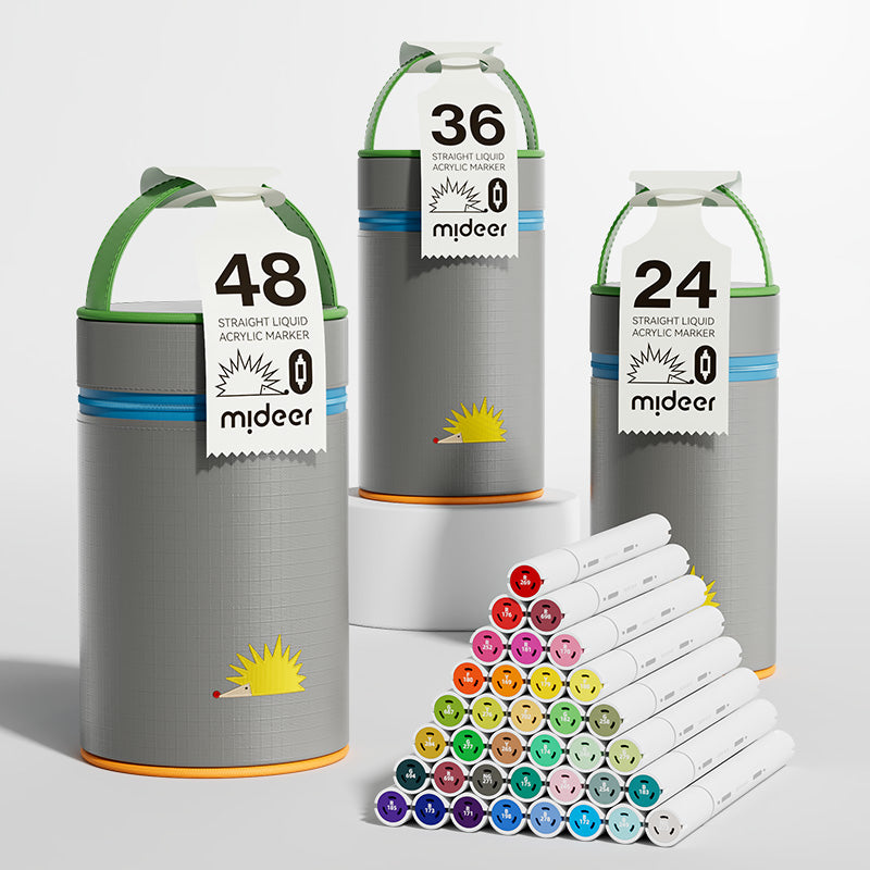 Dvipusiai akriliniai markeriai