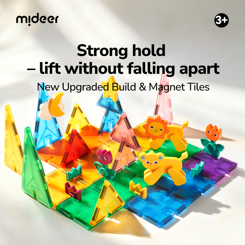 2-in-1 Magnetic Building Set - 48 Pieces