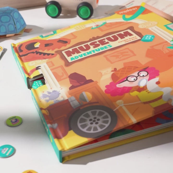6in1 board game book - Adventures in the museum