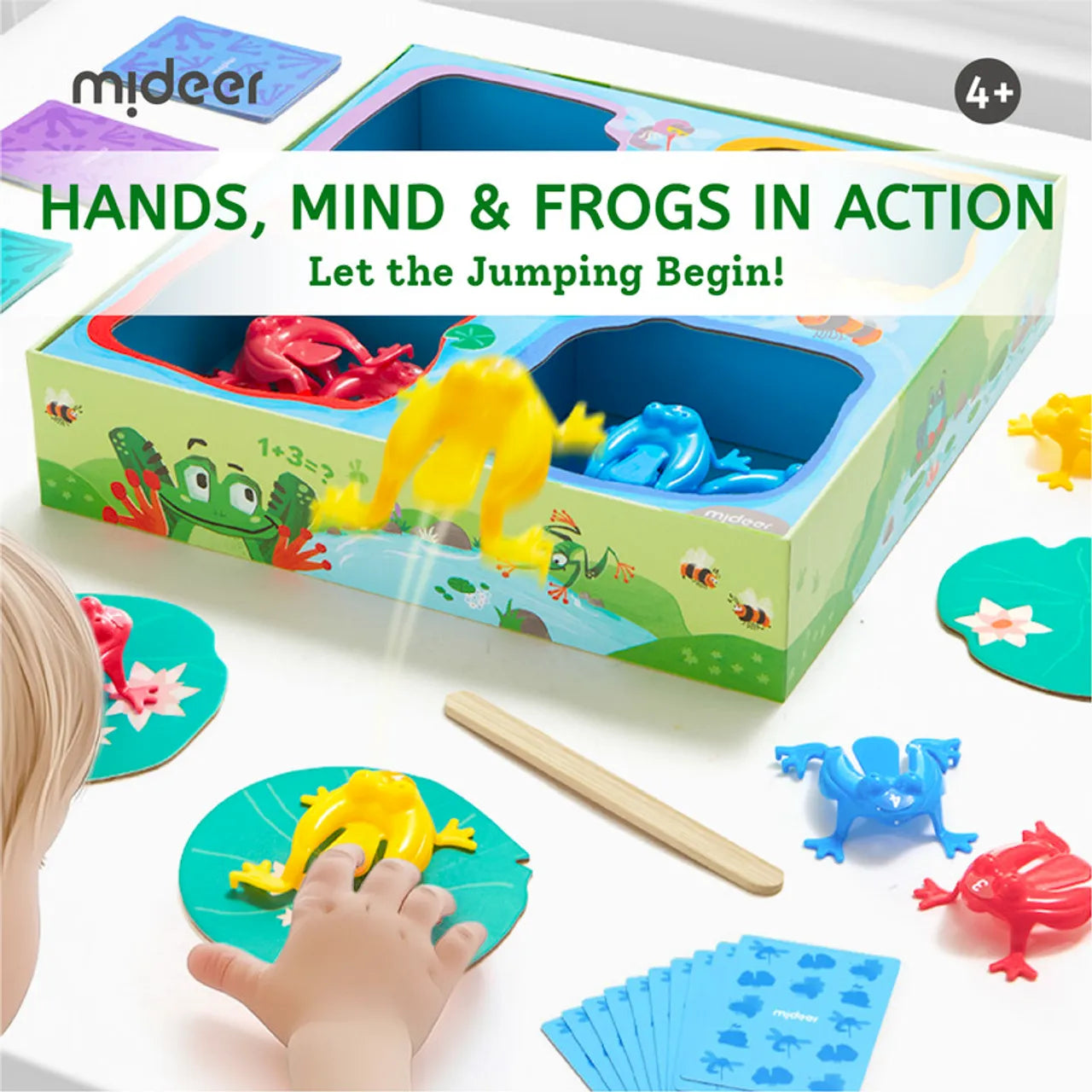 Interaktyvus stalo žaidimas - Varlės šoklės