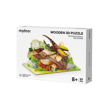 Medinė 3D dėlionė - Herkulio vabalas