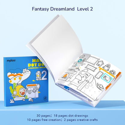 Dot coloring book &quot;Wonderland&quot;