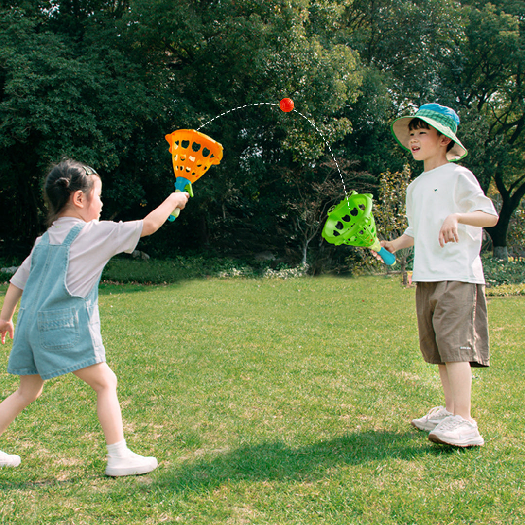 Pop and Catch Ball Game.