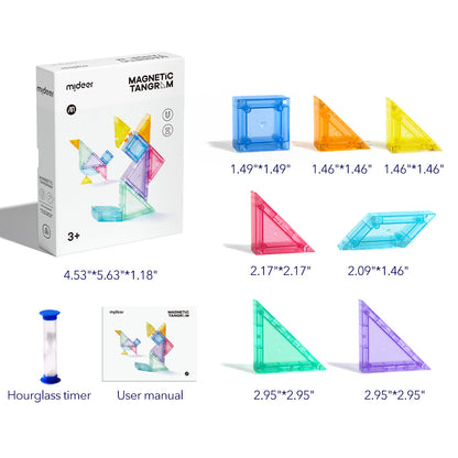 Mini magnetic constructor - Tangram 