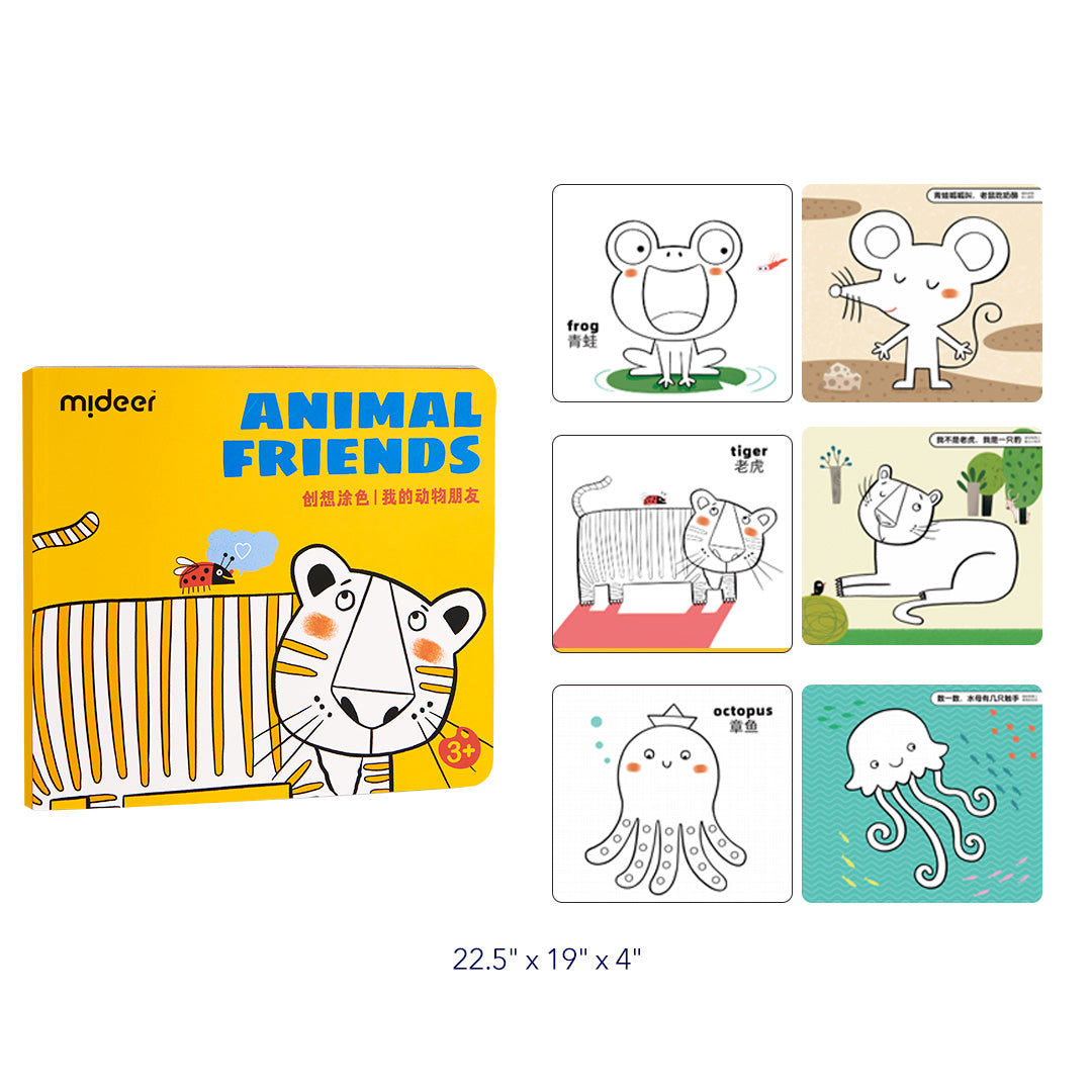 Coloring book - Animal friends