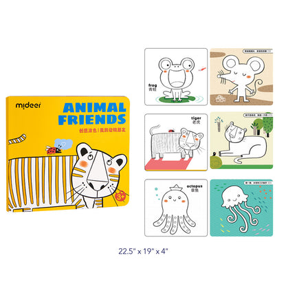 Coloring book - Animal friends