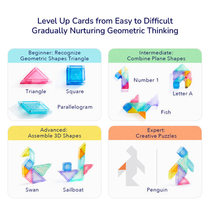 Mini magnetic constructor - Tangram 