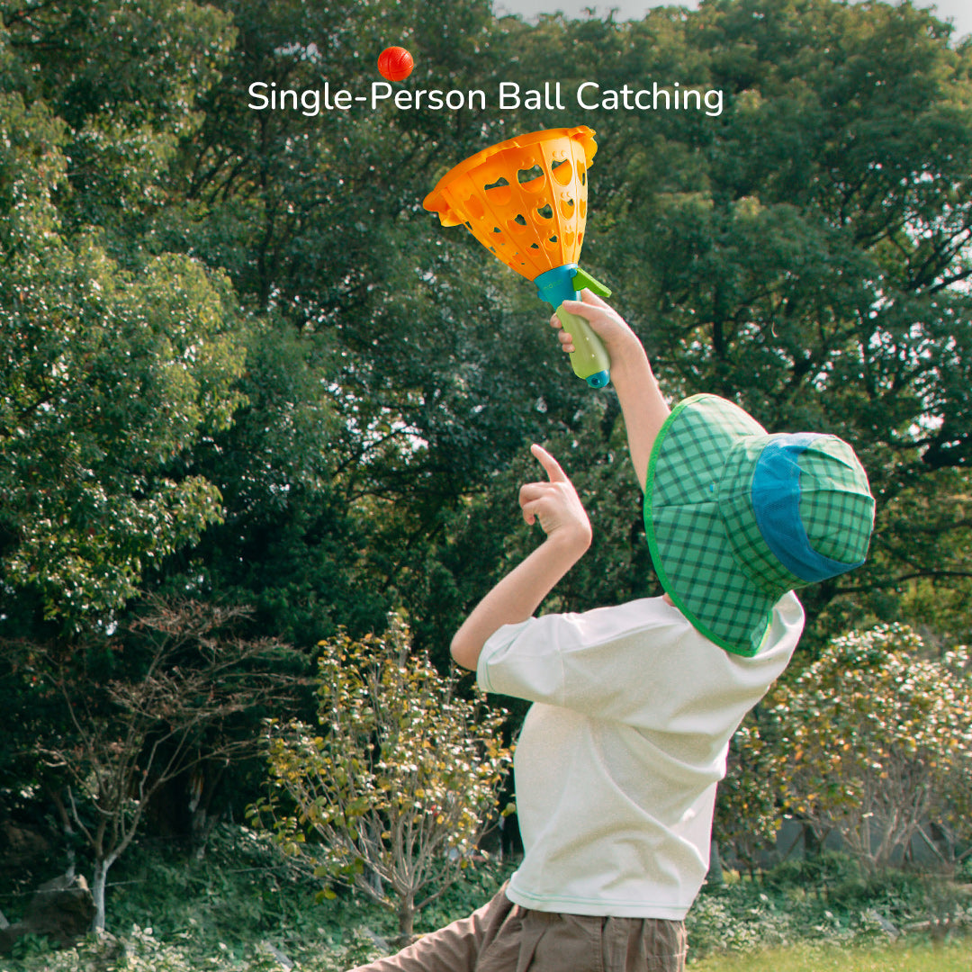 Pop and Catch Ball Game.