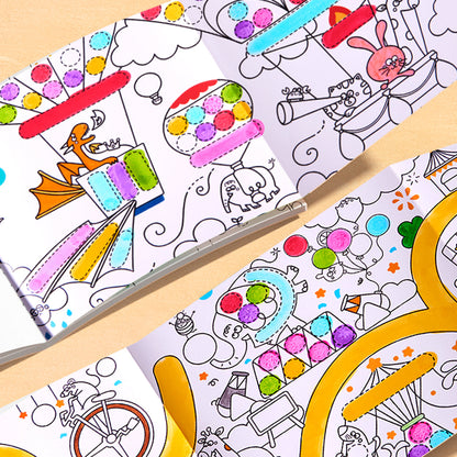 Dot coloring book &quot;Wonderland&quot;