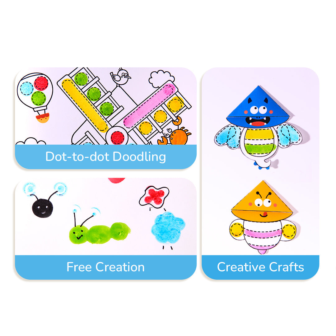 Dot coloring book &quot;Wonderland&quot;