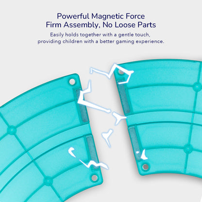 Racing Track Grooved Magnetic Tiles 115P 