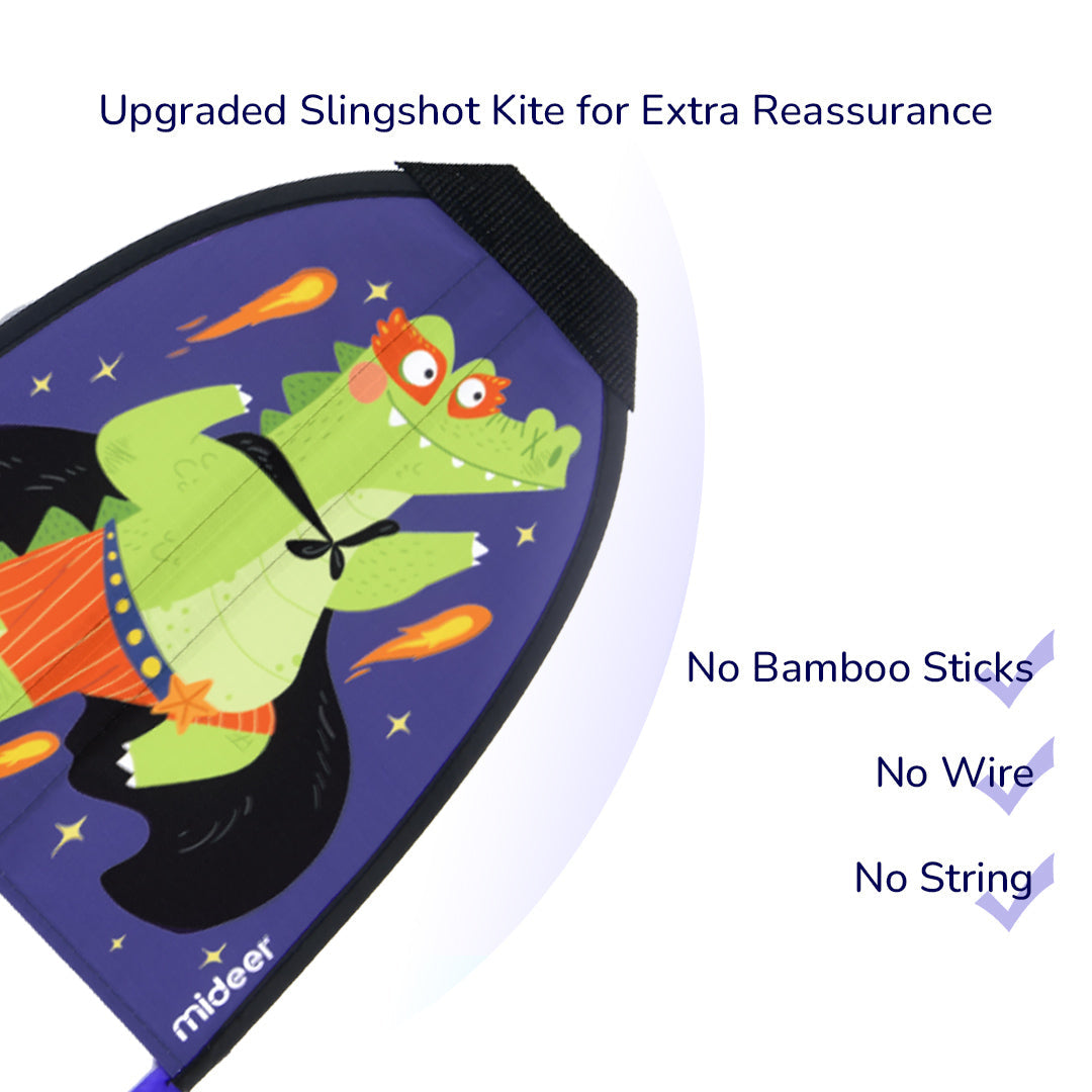 Pop-Up mini aitvaras - Krokodilas