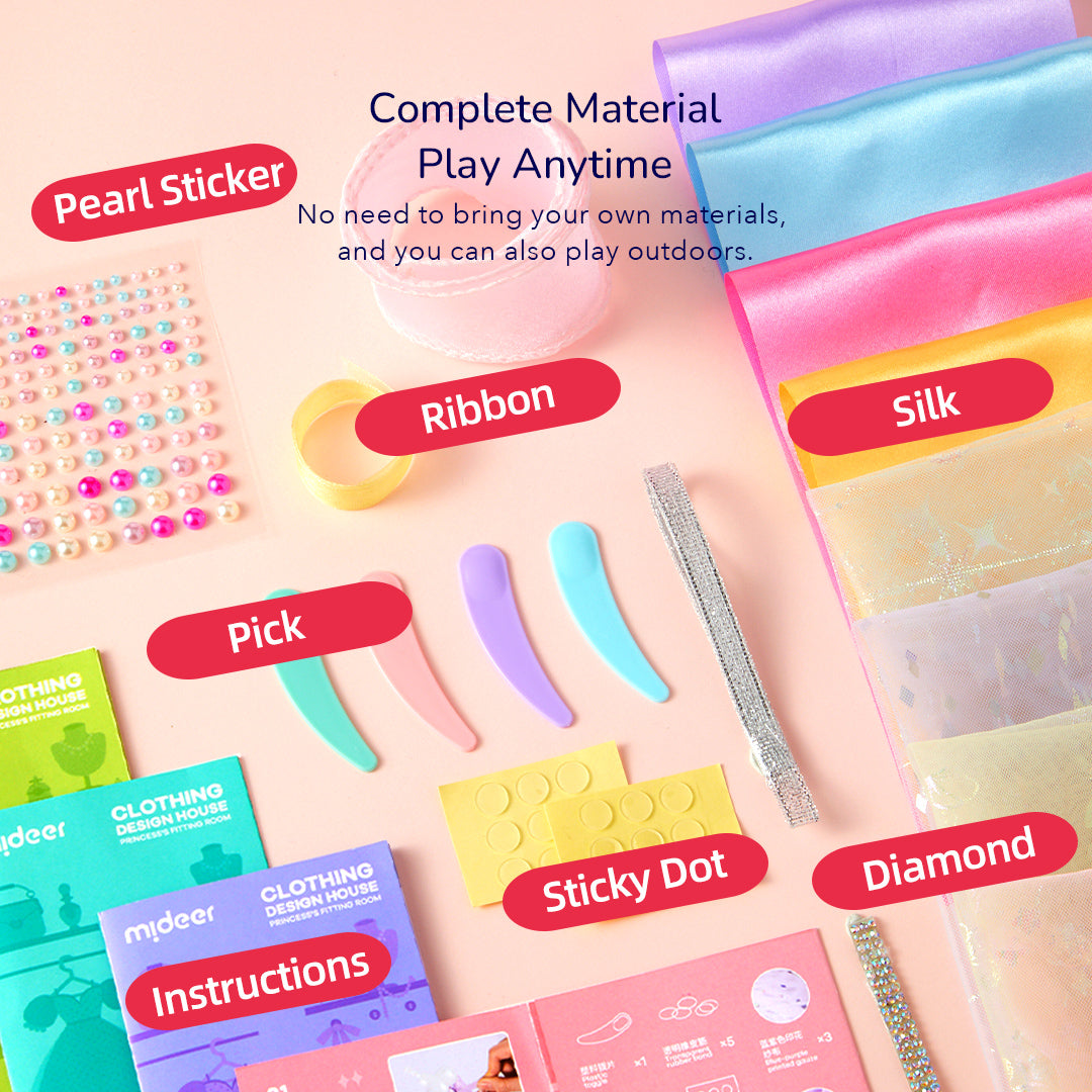 SUKNELĖS GAMYBOS RINKINYS - pink