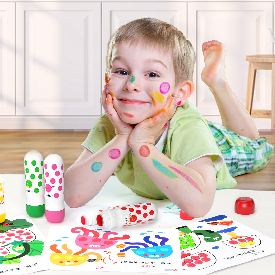 Washable felt-tip markers - 12 colors